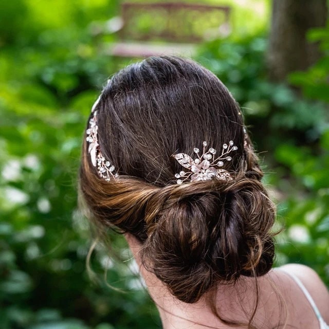 Wedding Hair Accessory Floral Bridal Hair Accessory Bridal Etsy