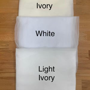 Drop Veil , Two tier Veil for Bride, Raw Cut Edge Veil image 14