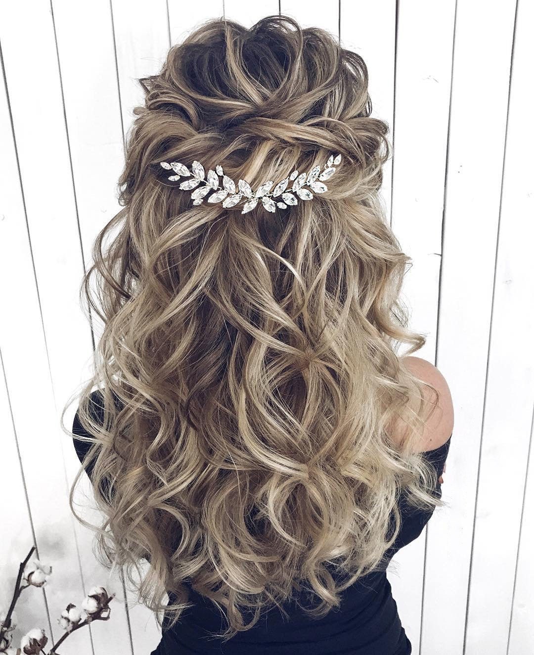 Crystal Bridal Hair Piece Crystal Bridal Hair Accessories Leaf Bridal