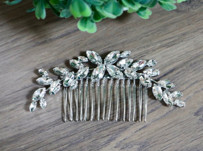Crystal Bridal Hair Comb Crystal Bridal Hair Accessories Etsy