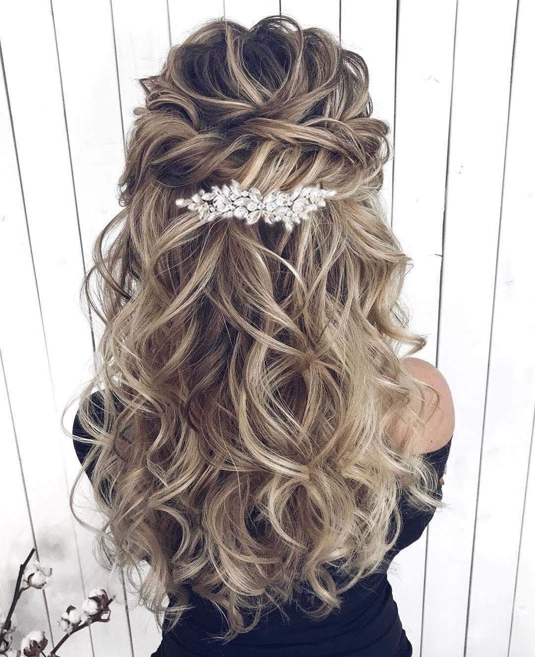 Bridal Hair Comb Crystal Headpiece Hair Clip Wedding Accessory 09953 Gold Flower 