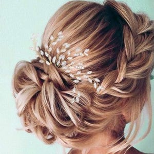Crystal Wedding Comb Blue Opal Hair Comb Bridal Hair Comb Crystal Wedding Hair Comb Something blue Bridal Hair Accessories Wedding Hair Comb