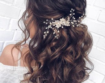 Bridal Hair Comb Pearl Bridal Hair Comb  Bridal Hair Accessories Pearl Hair Comb Bridal Hair Piece Wedding Hair Accessories
