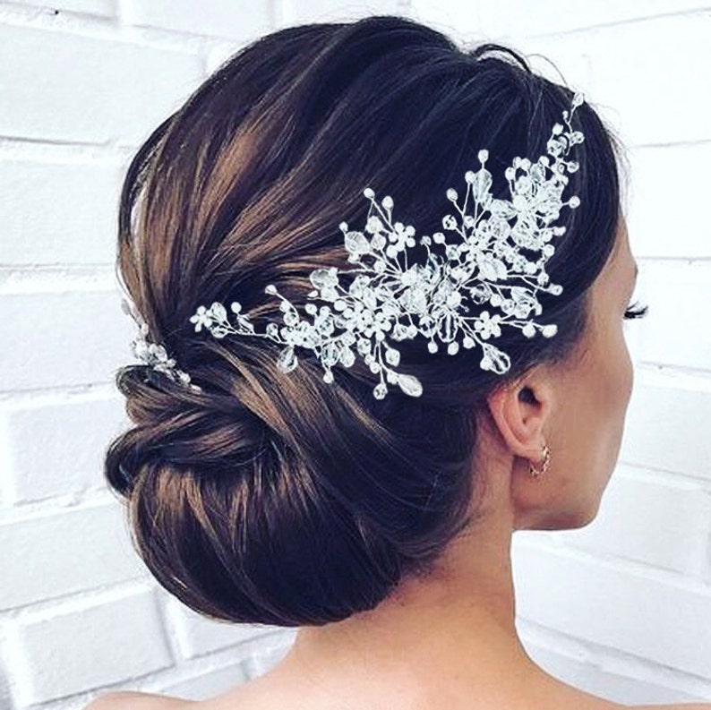 bridal wedding hair piece