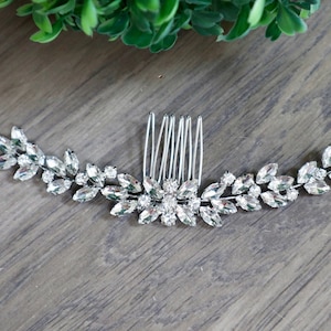 Crystal Bridal Hair comb Crystal Bridal Hair Accessories Crystal Wedding Hair Accessories Crystal Hair vine Crystal Bridal Hair piece