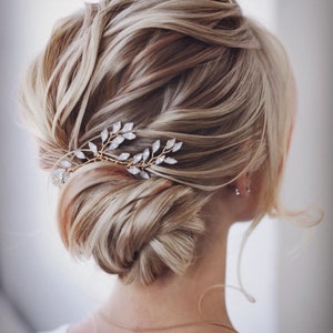 Bridal hair piece Crystal Opal hair comb Something Blue Bridal hair piece Wedding hair piece Wedding hair Accessories Bridal Hair Accessory