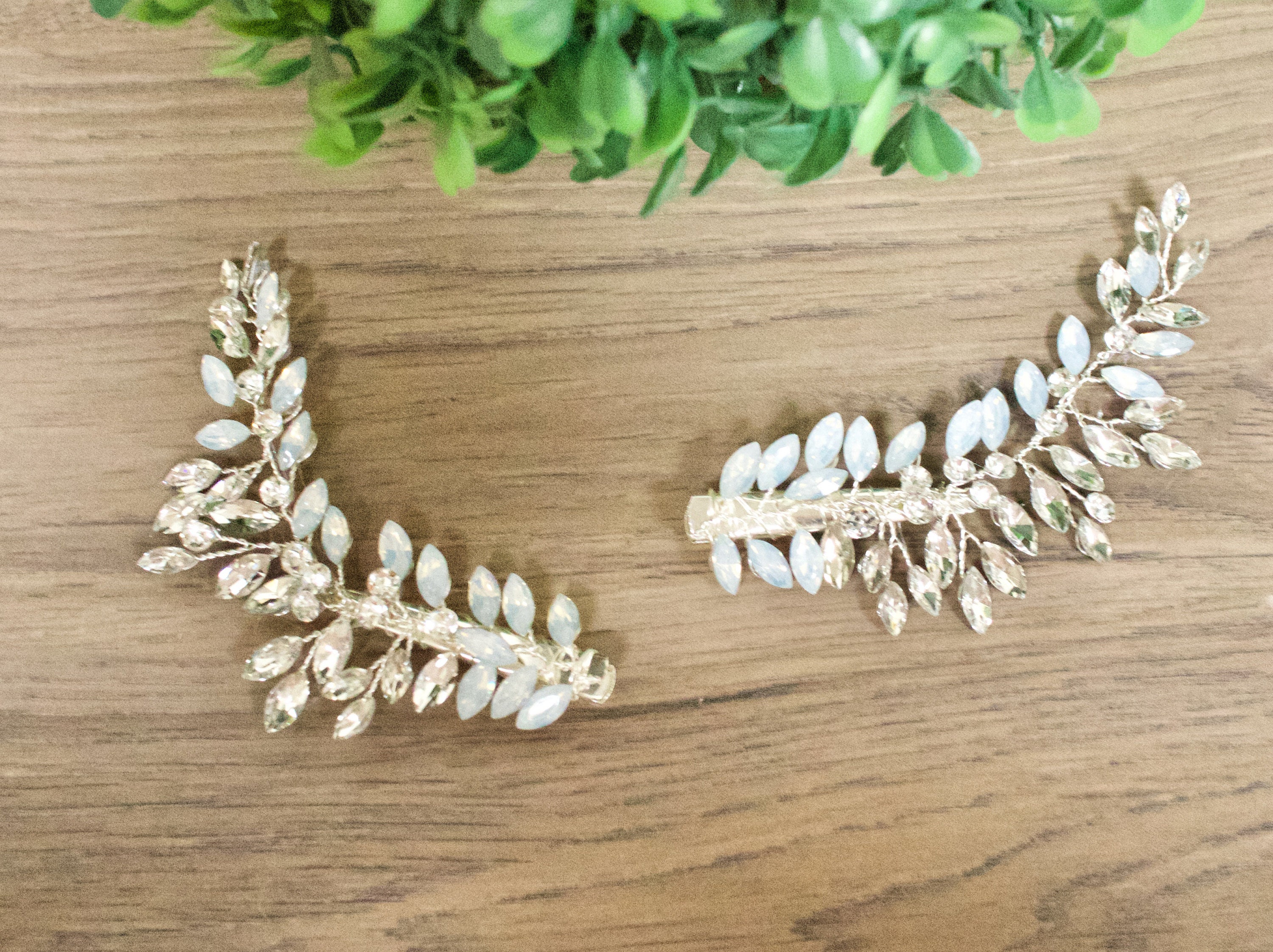 Bridal Hair Vine Bridal Hair Accessories Blue Opal Bridal Hair Etsy