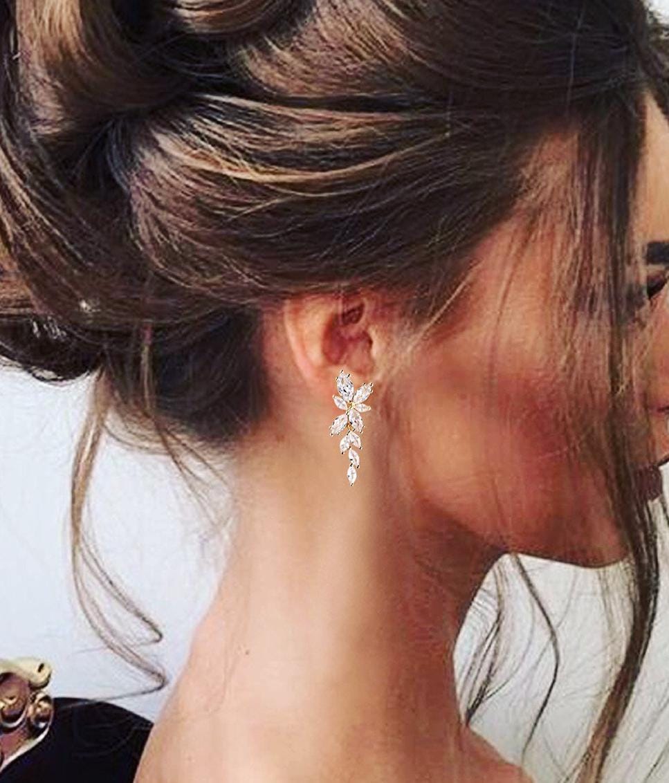 Clip On Bridal Earrings