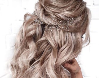 Wedding Hair Accessories Bridal Hair Vine Bridal hair accessories Wedding Hair Vine Rose Gold Bridal Hair Vine Silver Bridal Hair vine
