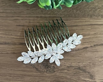 Crystal Bridal Hair comb Silver Bridal Hair Accessories Silver Wedding Jewelry Crystal Bridal Jewelry Crystal Bridal Hair Jewelry
