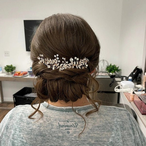 Bridal Hair Accessories Bridal hair piece Bridal hair vine Wedding Hair Accessories Silver Bridal hair piece Rose gold Bridal hair vine
