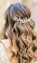 Bridal hair piece Bridal hair vine Bridal Hair Accessories Wedding Hair Accessories Silver Wedding hair piece Rose gold Bridal hair vine 