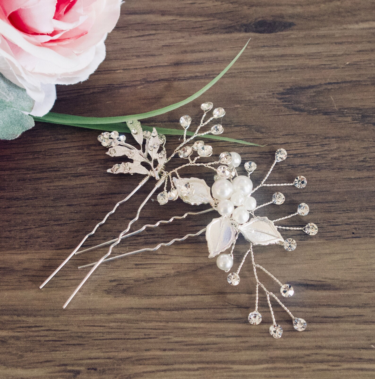 Bridal Hair Piece Bridal Hair Pins Wedding Hair Piece Wedding Etsy