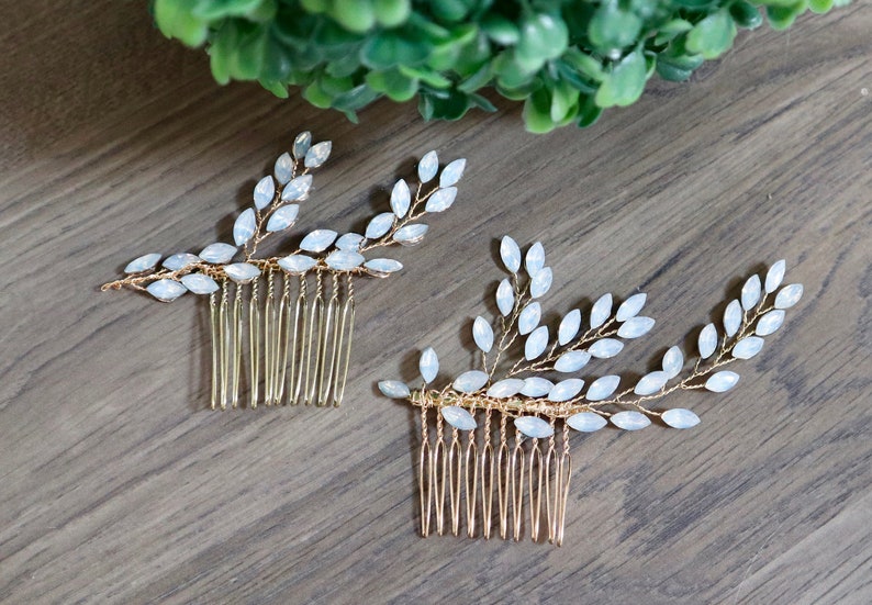 Bridal hair vine Silver Wedding Hair Vine Bridal hair Etsy