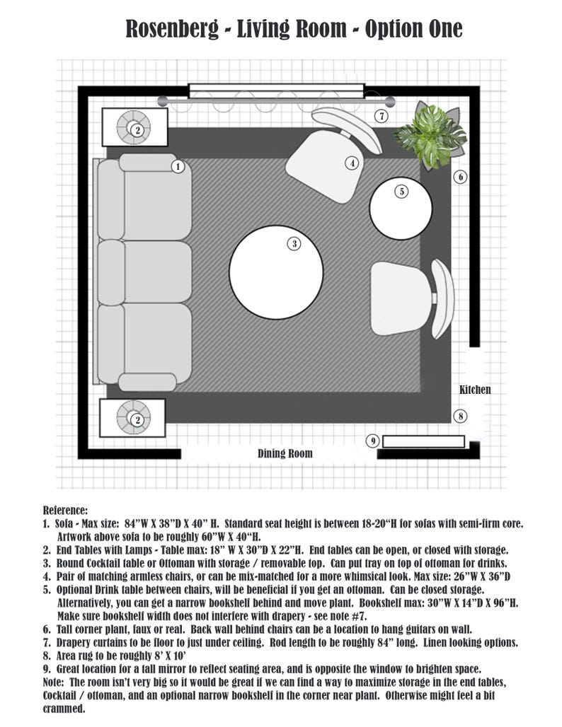 Interior Design Services - Furniture Layout Assistance (space Planning ...
