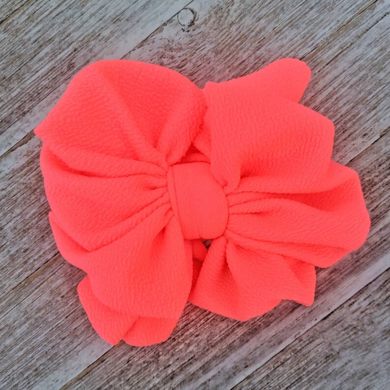 Neon messy bows