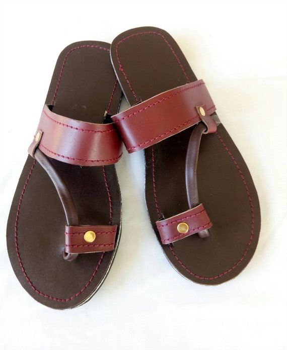 men's african leather sandals