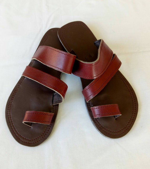men's african leather sandals