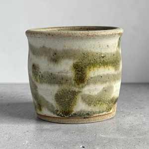 Speckled Stoneware Pot, 6.5 x 7cm, Rustic Pottery Storage Jar, Wheel Thrown Container
