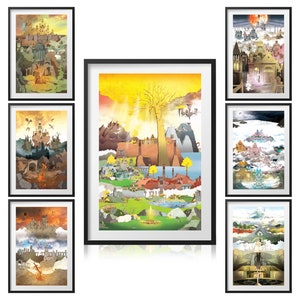 Complete kunstprintset Souls-serie
