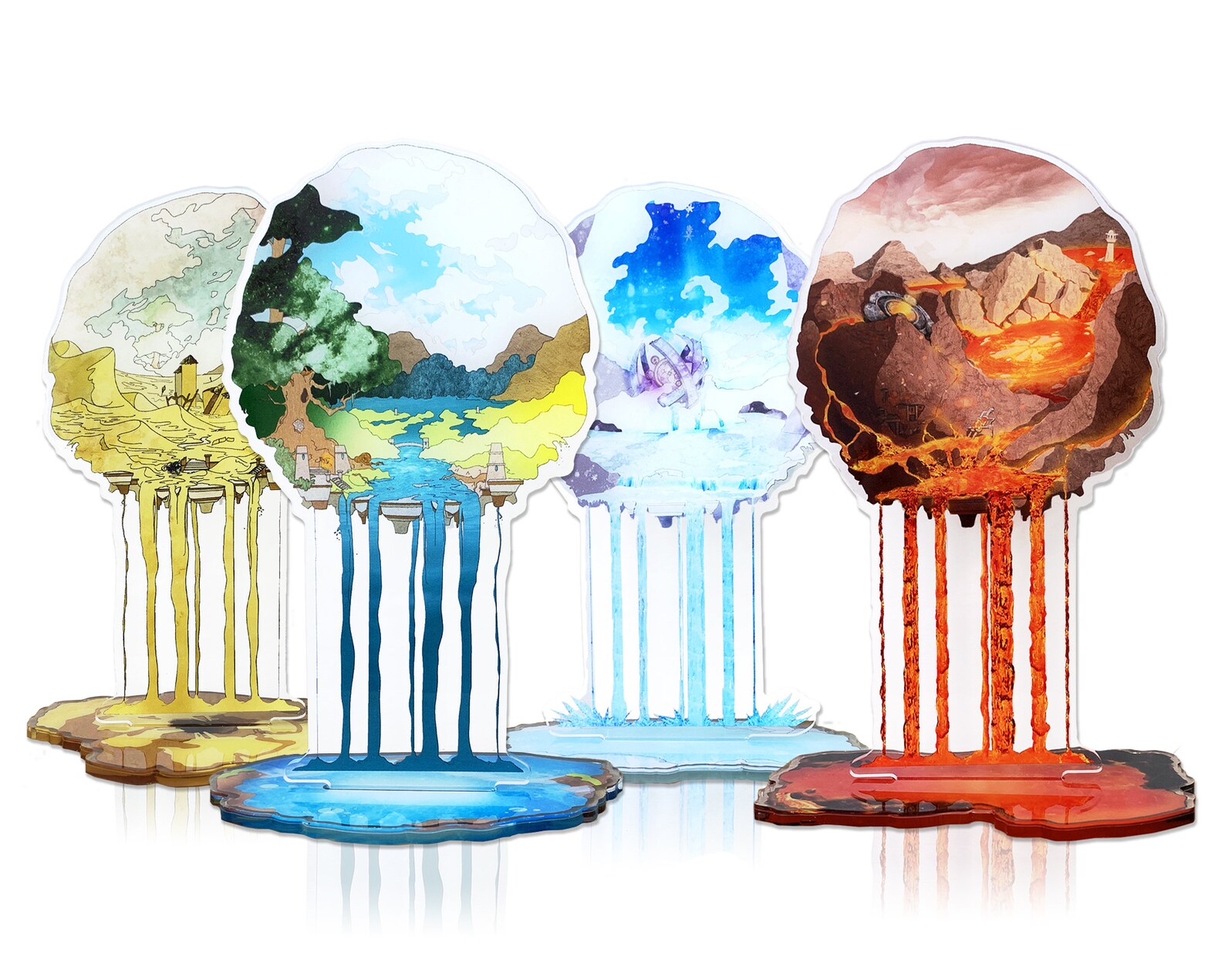Elemental Rift Series - Acrylic Standee Set - Etsy