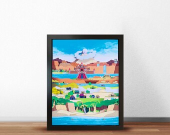 Links Awakening - Mini Shadowbox Art