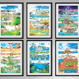 Genshin - Art Print Set