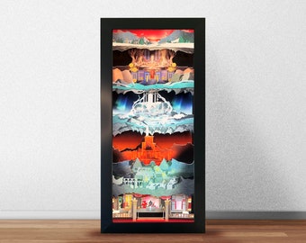 Hades - Underworld - Mini Shadowbox Art