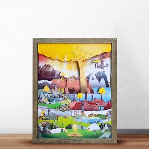 The Lands Between - Mini Shadowbox Art