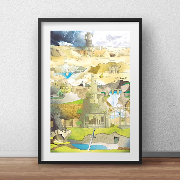 Shadow of the Colossus - Forbidden Lands - Art Print
