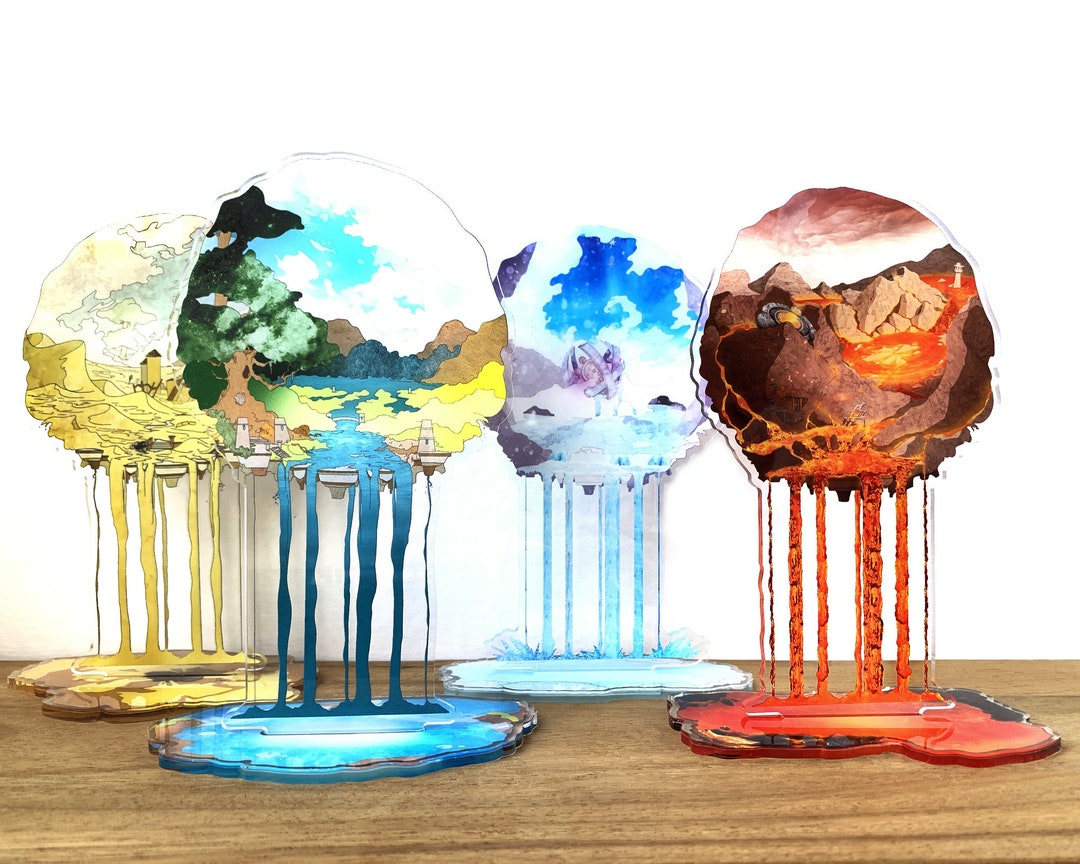 Elemental Rift Series - Acrylic Standee Set - Etsy