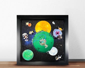 Outer Wilds - Shadowbox Art
