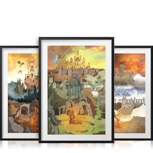 Souls Serie - Kunstdruck Set