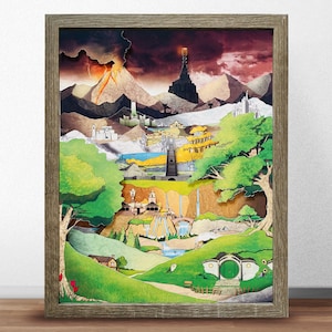 Mittelerde - Shadowbox Art