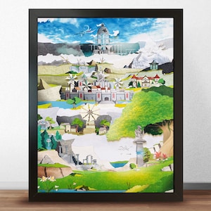 Genshin - Mondstadt - Shadowbox Kunst