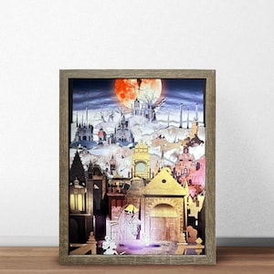 Yharnam Mini Shadowbox Art