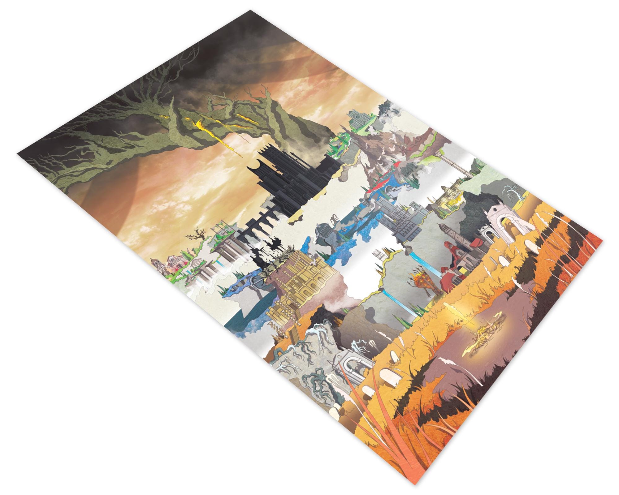 Realm of Shadow Art Print Canada