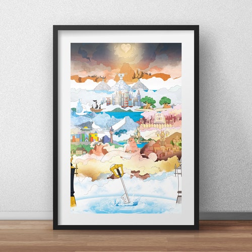 Kingdom Hearts 3 Poster Print - Etsy