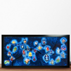 Kingdom Hearts - Himmlische Karte - Schaukasten Art