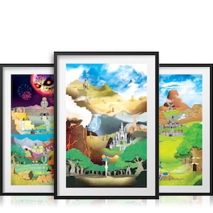 Zelda Series Art Print Set