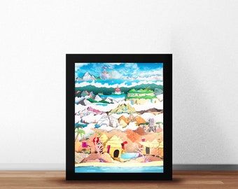 Chrono Cross - Mini Shadowbox Art