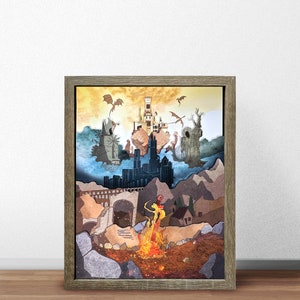 Drangleic Mini Shadowbox Art