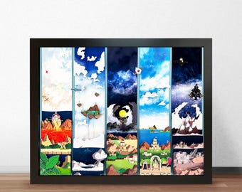 Chrono Trigger Shadowbox Art
