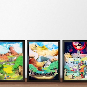 Zelda Series - Mini Shadowbox Set