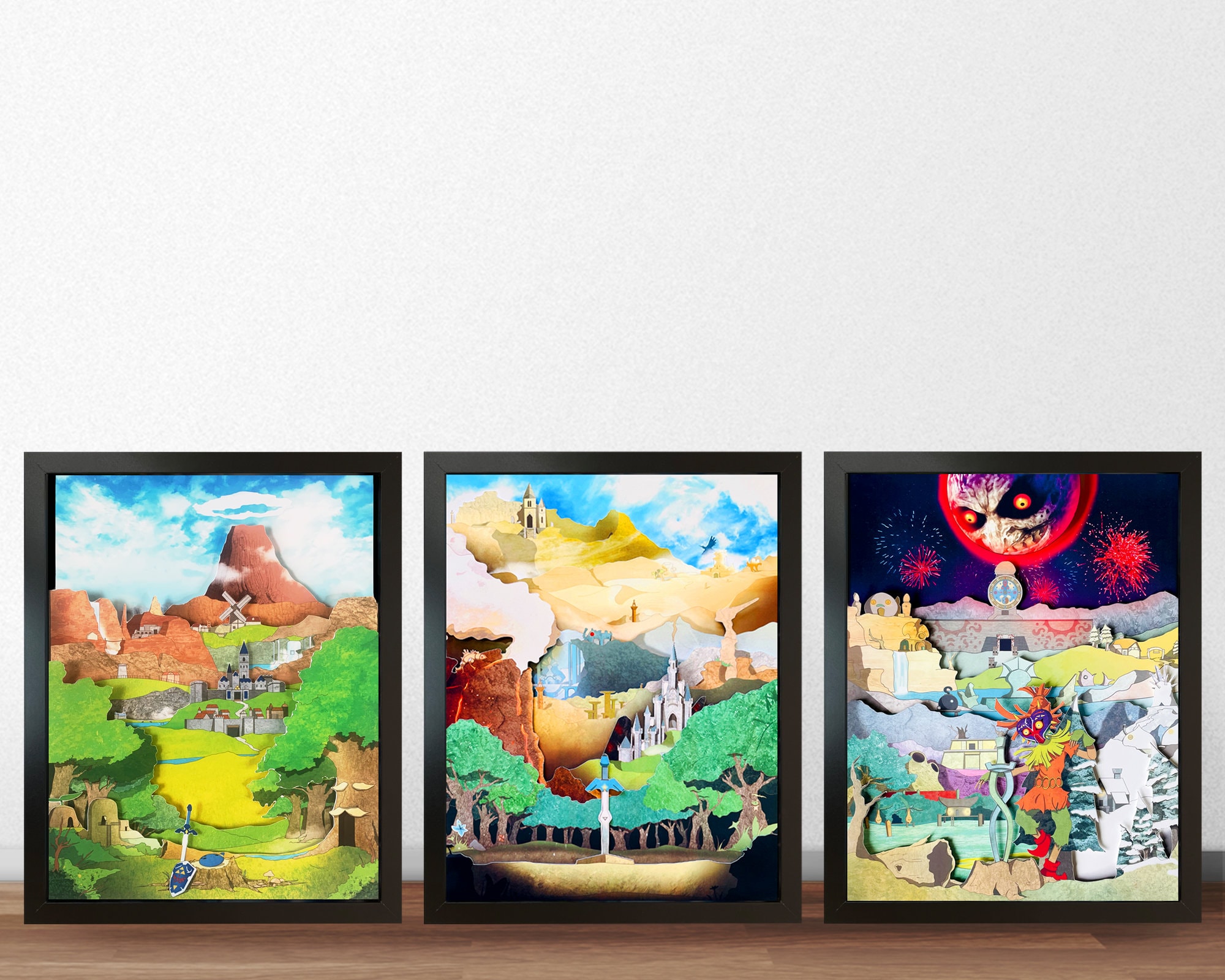 Zelda Series - Mini Shadowbox Set