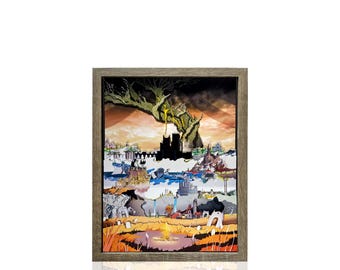 Realm of Shadow Mini Shadowbox Art
