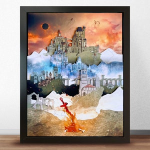 Kindling the Flame - Shadowbox Art