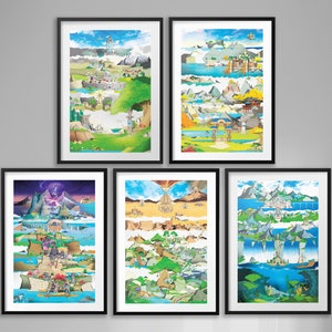 Genshin - Kunstprintset