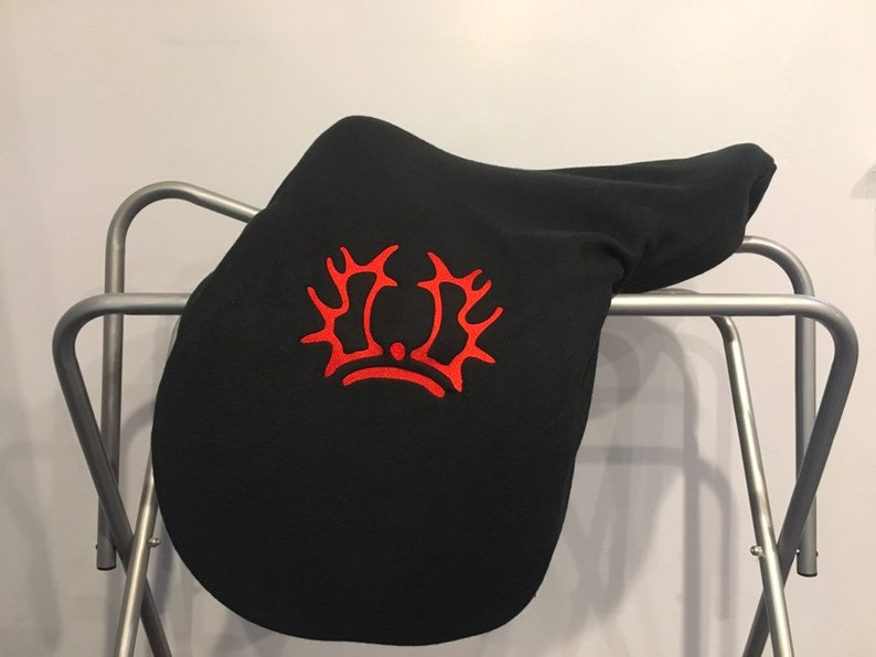 American Trakehner Custom Fleece Saddle Cover for Dressage image 0