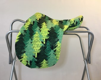 Green Trees Saddle Cover for Dressage, All Purpose, Jumping Saddles